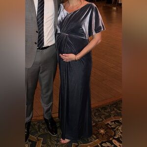 Revelry Maternity Gwen Velvet Dress